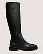 Stuart Weitzman,Donna To-The-Knee Zip Boot,Boot,Smooth Leather,Black,Front View