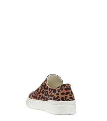 Stuart Weitzman,ESPADRILLE BASSE SAMMY,Sneaker,Suède guépard,Cappuccino