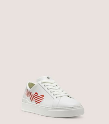 Stuart Weitzman,HALLE HEART LOW-TOP SNEAKER,,Side View