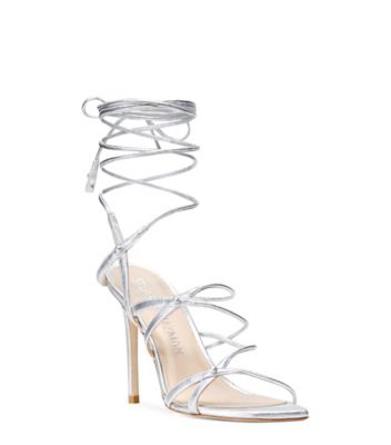Stuart Weitzman,ASTRID 100 LACE-UP SANDAL,