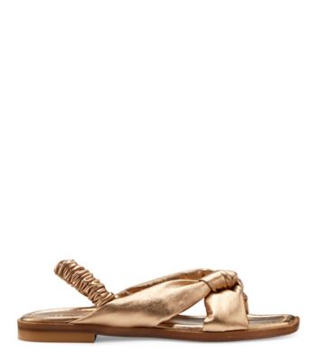 Mirela rose gold flat 2024 sandals