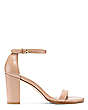 Stuart Weitzman,NEARLYNUDE,Sandal,Cuir nappa,Beige Bambina,Front View