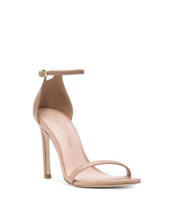 Stuart Weitzman,NUDISTSONG,Sandal,Cuir nappa,Beige Bambina