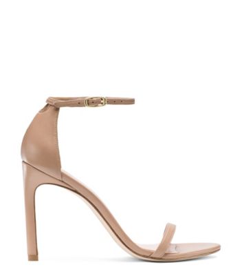 Stuart Weitzman,NUDISTSONG,Sandal,Cuir nappa,Beige Bambina