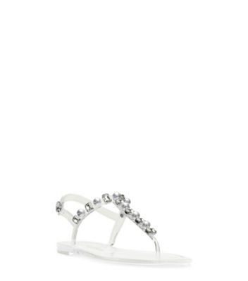 GOLDIE CRYSTAL JELLY SANDAL, Clear, Product