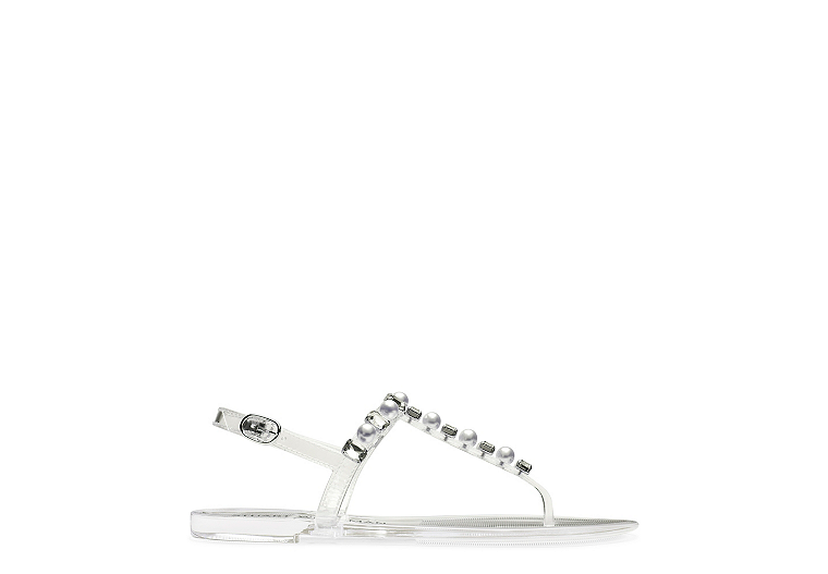 GOLDIE CRYSTAL JELLY SANDAL, , Product