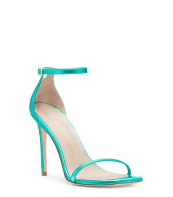 Stuart Weitzman,NUDISTCURVE 100 STRAP SANDAL,,Side View
