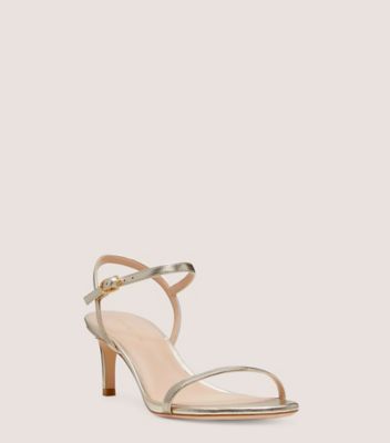 Gold Sandals Stuart Weitzman