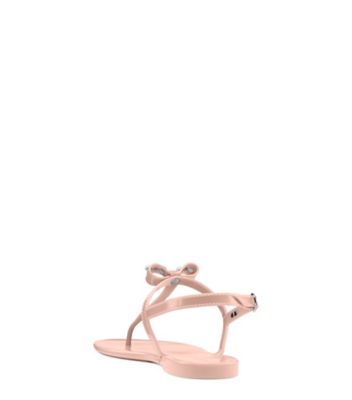 Stuart Weitzman,PEARLSTUD BOW JELLY,,Back View