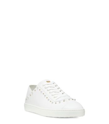 Stuart Weitzman,PEARLSTUD CONVERTIBLE SNEAKER,,Side View
