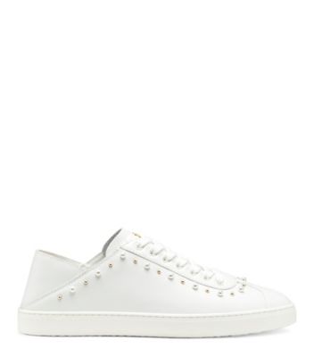 Stuart Weitzman,PEARLSTUD CONVERTIBLE SNEAKER,,Front View