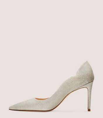 STUART 85 SCALLOP PUMP, Platino gold, Product