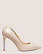 Stuart Weitzman,Dancer 95 Pump,Pump,Smooth Leather,Dolce Taupe,Front View