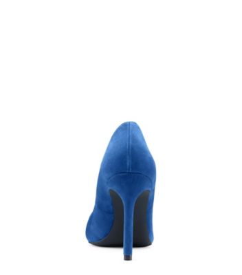 Stuart Weitzman,DANCER 95 PUMP,Pump,Suede,Lapis Blue