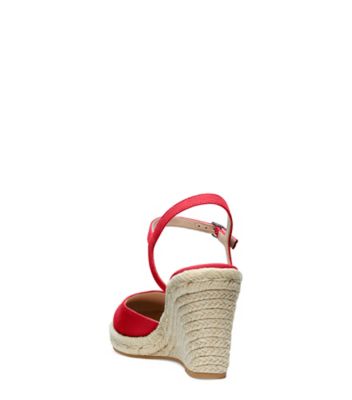 Stuart Weitzman,MYKONOS CLOSED-TOE ESPADRILLE WEDGE,,Back View