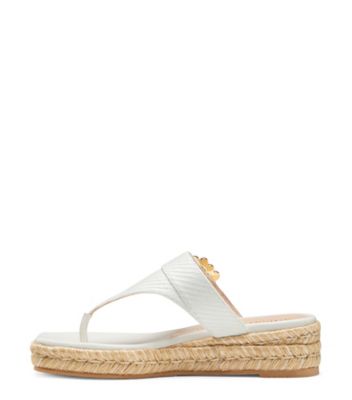 PEARL BUCKLE ESPADRILLE SANDAL, , Product
