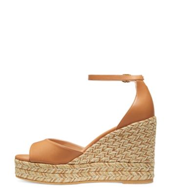 SANDALE ESPADRILLE À TALON COMPENSÉ NUDISTCURVE, Beige, Product