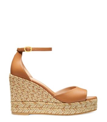 SANDALE ESPADRILLE À TALON COMPENSÉ NUDISTCURVE, Beige, ProductTile