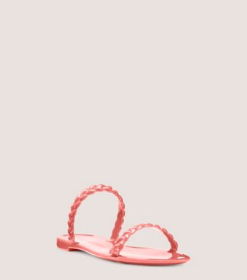 Stuart Weitzman,BRAIDA SAWYER JELLY SANDAL,,Side View