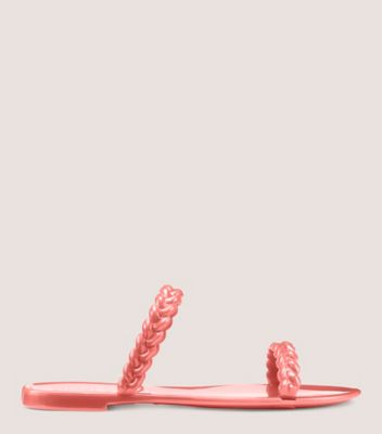 Stuart Weitzman,BRAIDA SAWYER JELLY SANDAL,,Front View