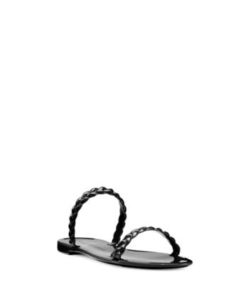 Stuart Weitzman,BRAIDA SAWYER JELLY SANDAL,,Side View