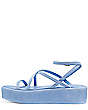 Stuart Weitzman,Sandale à plateforme Summerlift,Sandal,Suède,Centaurée bleuet