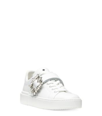 Stuart Weitzman,SW SHINE BUCKLE SNEAKER,,Side View