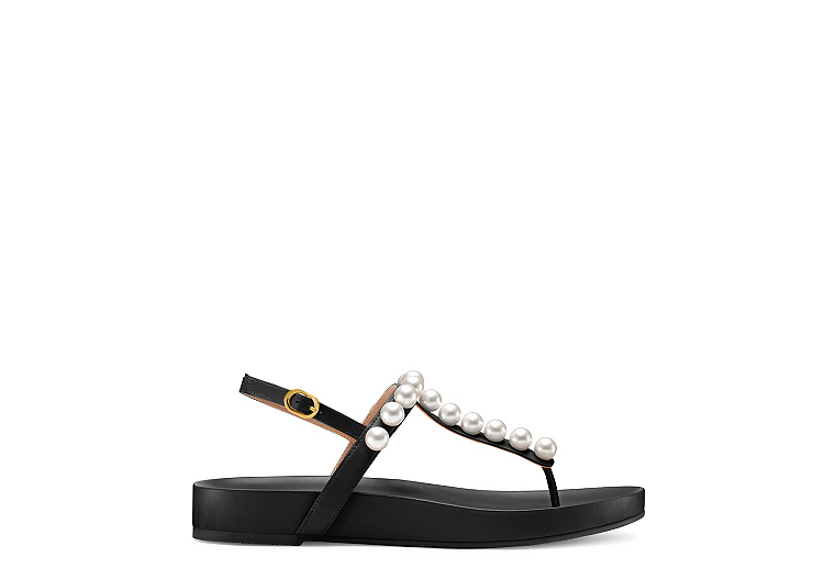 Goldie Pearl Summer Sandal, Black, Product