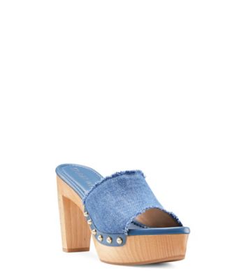 PEARL CLOG 85 SANDAL, Washed blue, Product