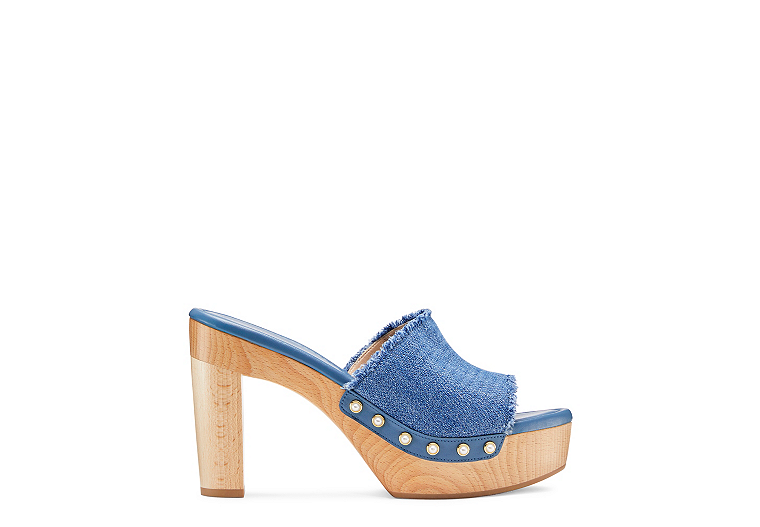 PEARL CLOG 85 SANDAL, Washed blue, Product