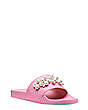 Stuart Weitzman,Goldie Pool Slide Sandal,Slide,Leather,India Pink,Side View