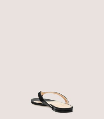 Stuart Weitzman,Sandale claquette Align,Slide,Cuir,Noir,Back View