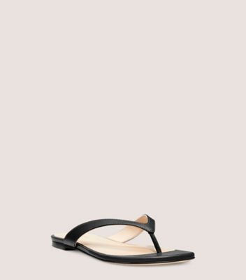 Stuart Weitzman,ALIGN SLIDE SANDAL,Black,Side View