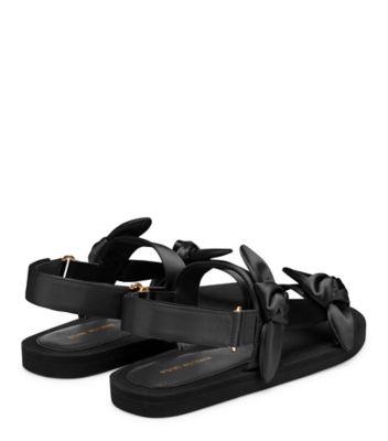 Stuart Weitzman,Sandale de sport Bandeau,Sandal,Satin,Noir