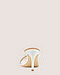 Stuart Weitzman,Dancer 80 Slide Sandal,Slide,Patent leather,White,Back View