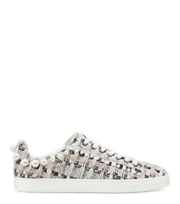 Stuart Weitzman,Goldie Sneaker,Sneaker,Tweed,Black