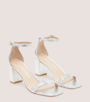 Silver discount sandals sale