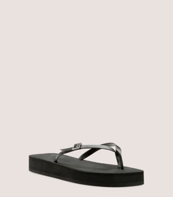 Stuart Weitzman,SW CRYSTAL THONG FLATFORM SANDAL,,Side View