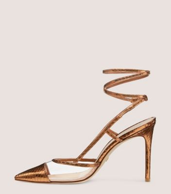 Stuart Weitzman,MONDRIAN 100 PUMP,Brown