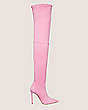 Stuart Weitzman,Ultrastuart 110 Stretch Boot,Boot,Stretch suede,India Pink,Front View
