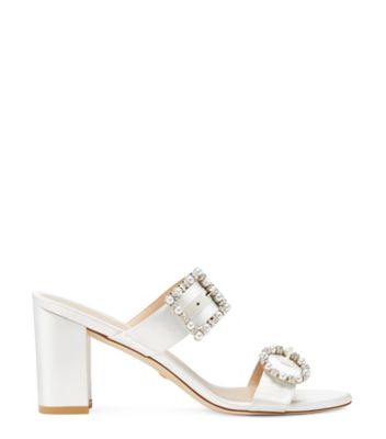 Pearl Geo Buckle 75 Slide | Stuart Weitzman