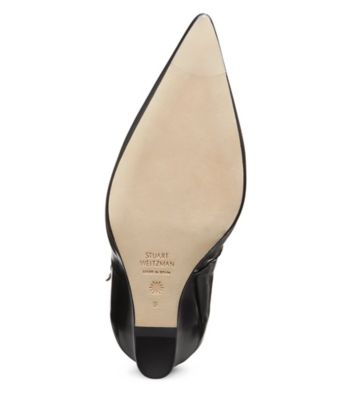 ショートブーツ・ブーティ Stuart Weitzman FW22 SALOON 100 WEDGE BOOT (SB745_BLK) Saloon 100 Wedge Bootie | Stuart Weitzman