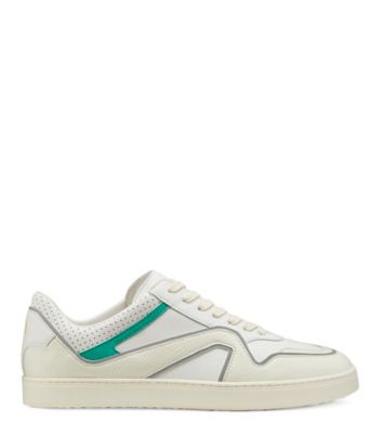 Stuart Weitzman,Bowery Sneaker,Sneaker,Action/tumbled leather,White Multi,Front View