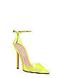Stuart Weitzman,Stuart Glam 110 Strap Pump,Leather & crystal,Neon Yellow/Neon Yellow/Clear,Side View