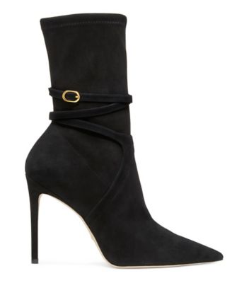 Stuart Weitzman,STUART 100 BELTED BOOTIE,,Front View