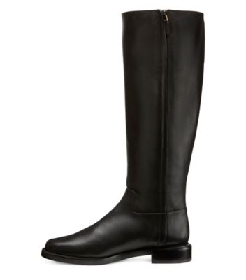 Stuart Weitzman,Botte d’équitation,Boot,Cuir,Noir