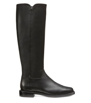 Stuart Weitzman,Riding Boot,Boot,Smooth Leather,Black,Front View
