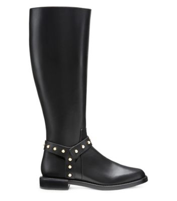 Studded pearl clearance boots