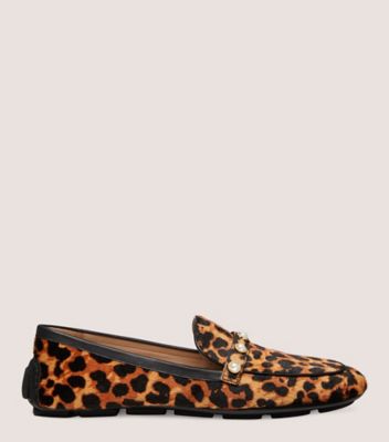 Shop Stuart Weitzman Allpearls Driving Loafer The Sw Outlet In Cheetah