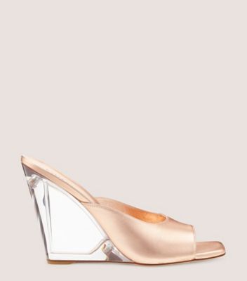 Stuart weitzman lucite store heels